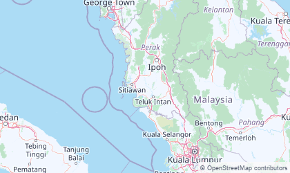 Mapa de Perak