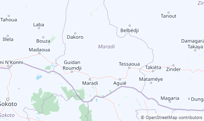 Mapa de Maradi