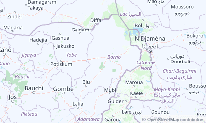 Mapa de Borno