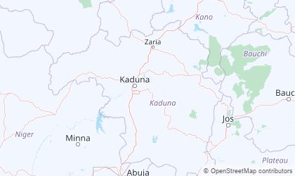 Mapa de Kaduna