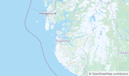 Mapa de Rogaland