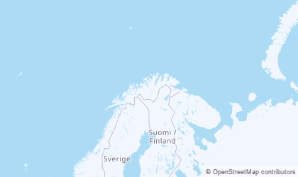 Mapa de Troms og Finnmark