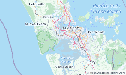 Mapa de Auckland