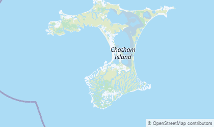 Mapa de Chatham Islands