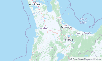 Mapa de Waikato