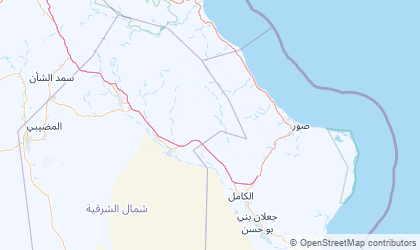 Mapa de Ash Sharqiyah