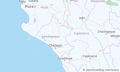 Mapa de Lambayeque