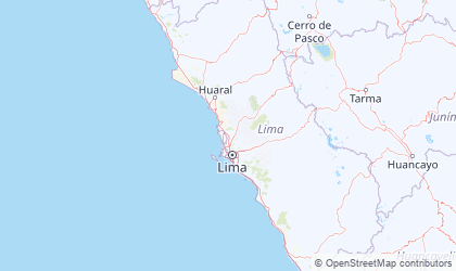 Mapa de Costa central