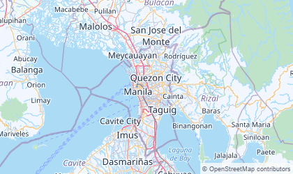 Mapa de Metro Manila