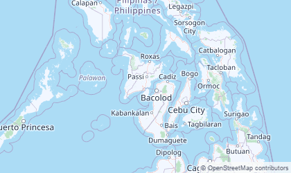 Mapa de Western Visayas