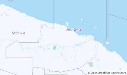 Mapa de Sepik Orientales