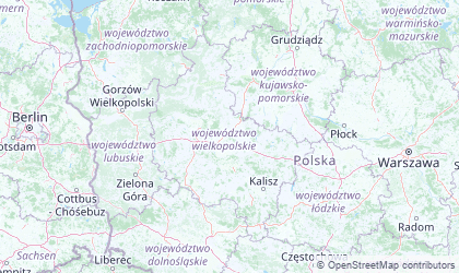 Mapa de Mayor polonia
