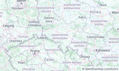 Mapa de Baja Silesia