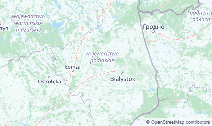 Mapa de Podlaskie