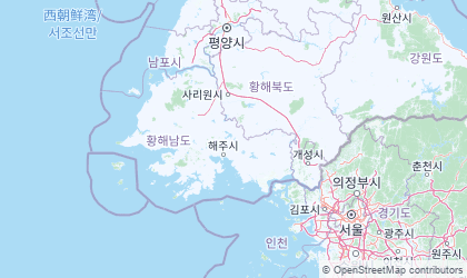 Mapa de Hwanghae-namdo