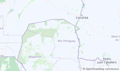 Mapa de Alto Paraguay