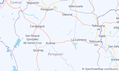 Mapa de Paraguarí