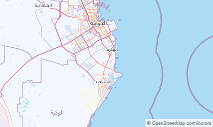 Mapa de Al Wakrah