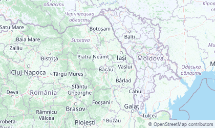 Mapa de Moldavia