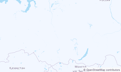 Mapa de Siberia