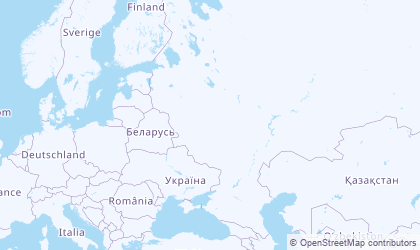 Mapa de Rusia central
