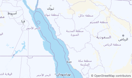 Mapa de Hejaz