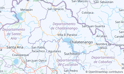Mapa de Chalatenango