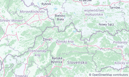 Mapa de Žilinský
