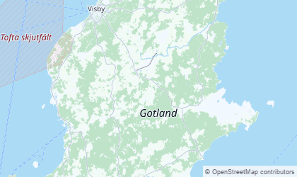 Mapa de Gotland