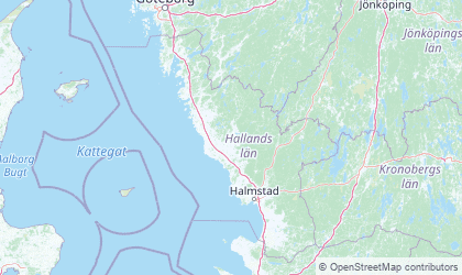 Mapa de Halland