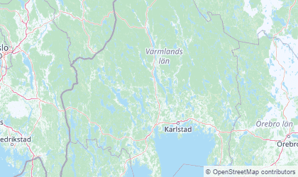 Mapa de Värmland