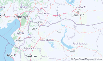 Mapa de Aleppo