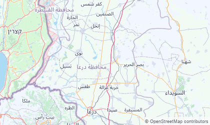Mapa de Daraa