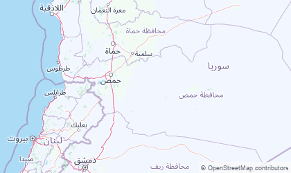 Mapa de Homs