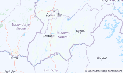 Mapa de Khatlon