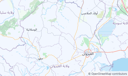 Mapa de Al Qayrawan
