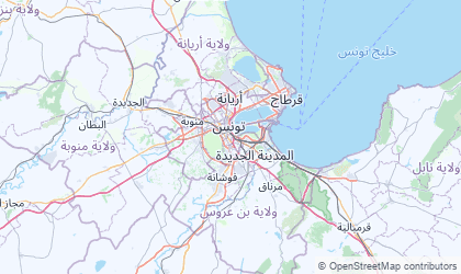 Mapa de Tunis