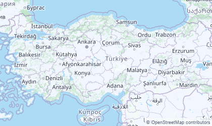 Mapa de Anatolia Central