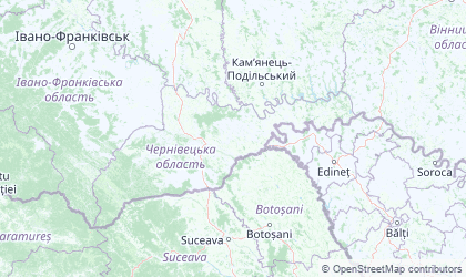 Mapa de Chernivtsi