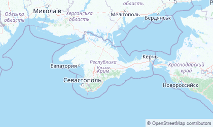 Mapa de Crimea