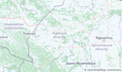 Mapa de Lviv