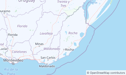 Mapa de Costa Atlántica