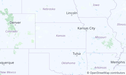 Mapa de Kansas