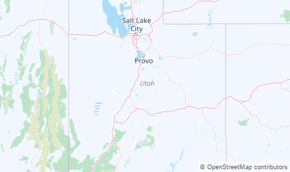Mapa de Utah