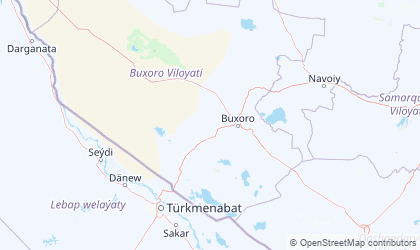 Mapa de Bukhara