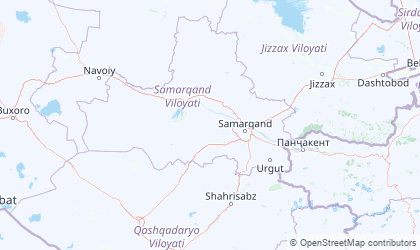 Mapa de Samarqand