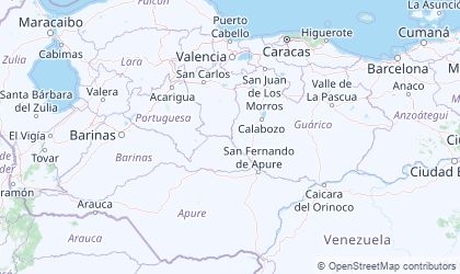 Mapa de Llanos