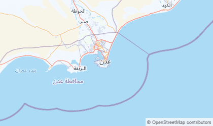 Mapa de Aden