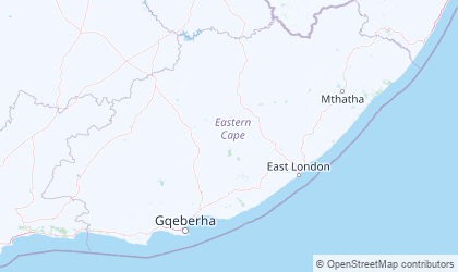 Mapa de Eastern Cape
