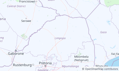 Mapa de Limpopo